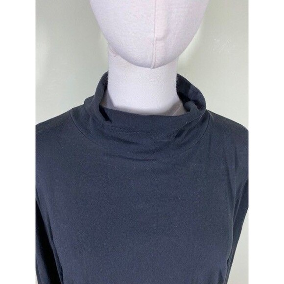 Re-Imagined by J. Crew Womens Plus Size 2X Black Layering Long Sleeve Turtleneck - Picture 2 of 9